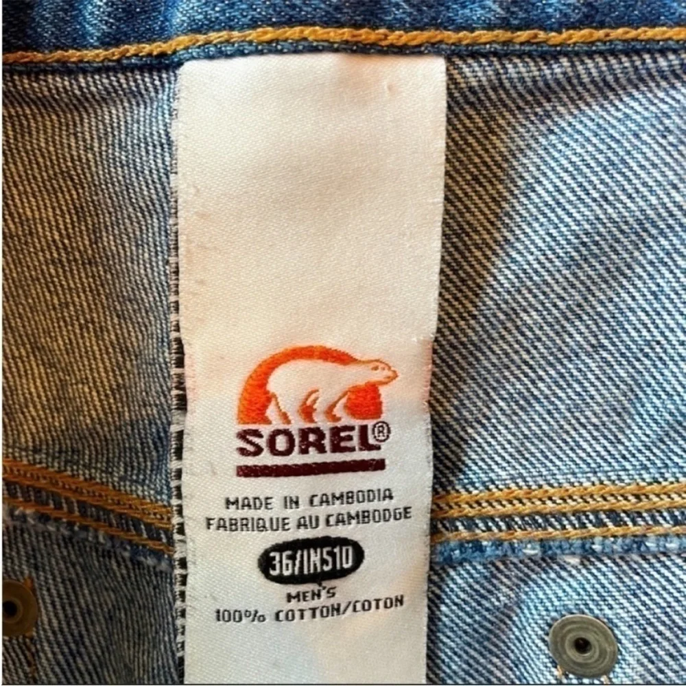 Sorel Mens 36 Denim Utility Shorts